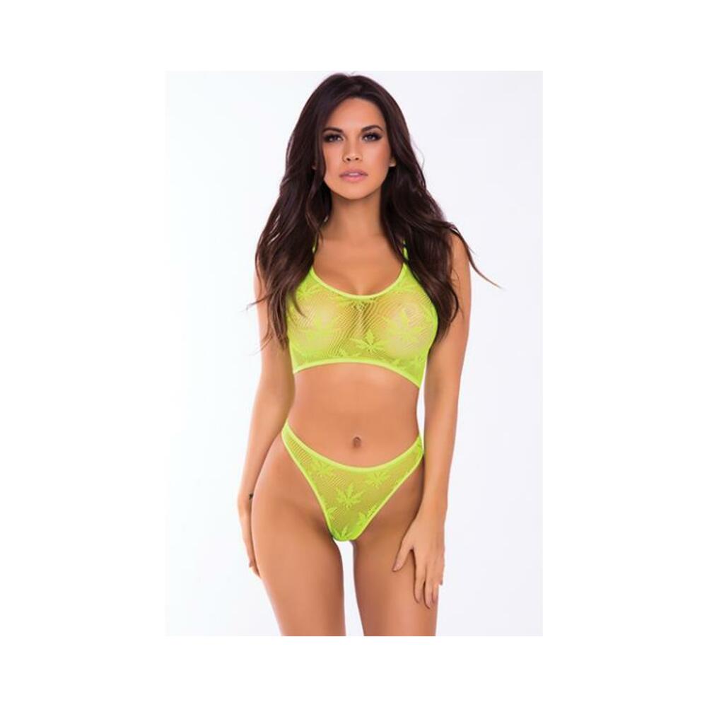 Festival Flirt Bra Set Green M/l