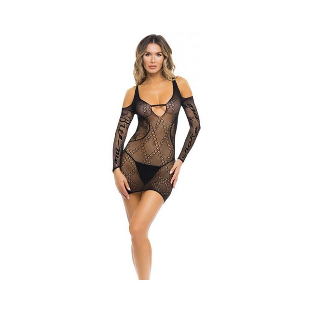 Rene Rofe Between The Lines V Chemise Black O/s