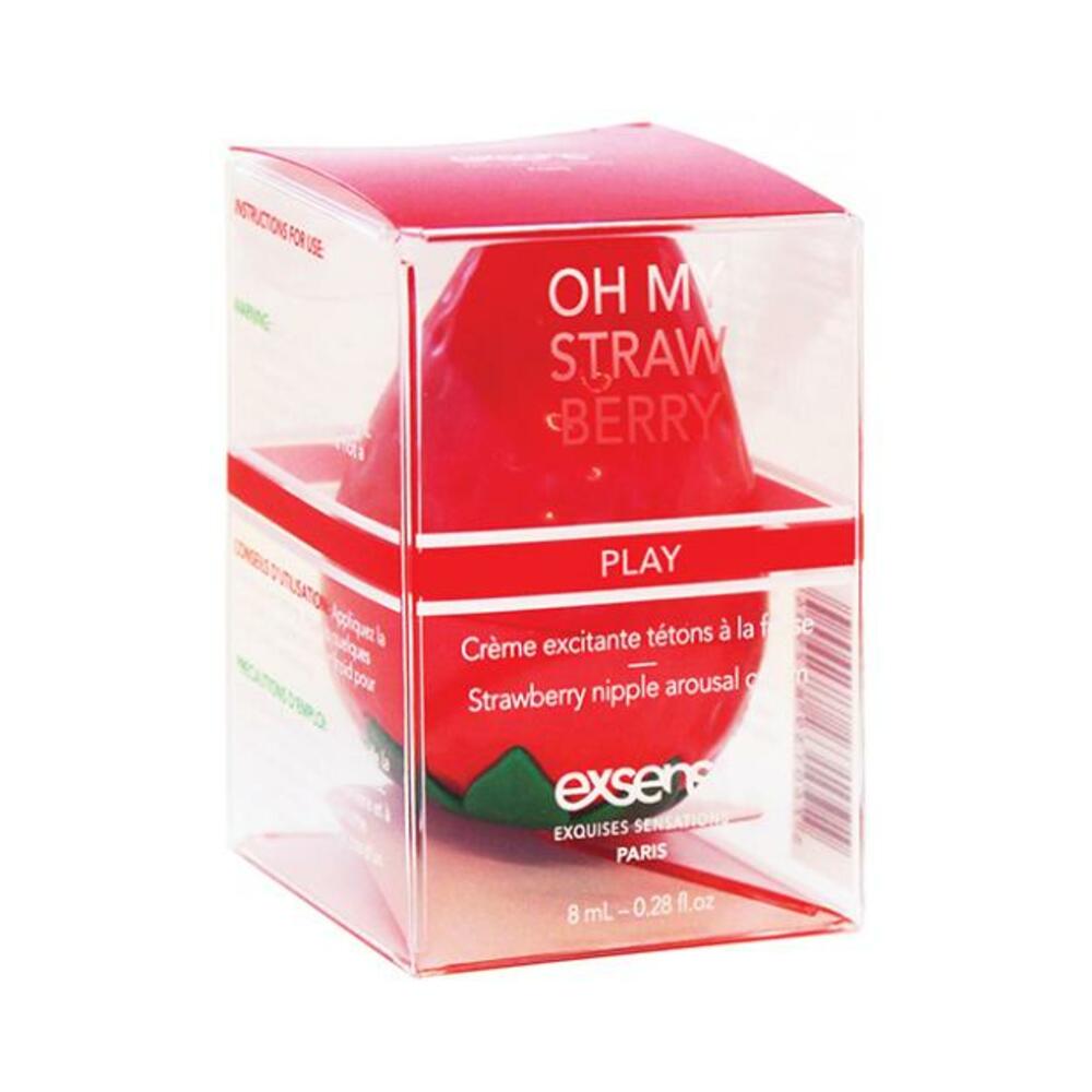 Exsens Of Paris Nipple Cream Oh My Strawberry .27oz
