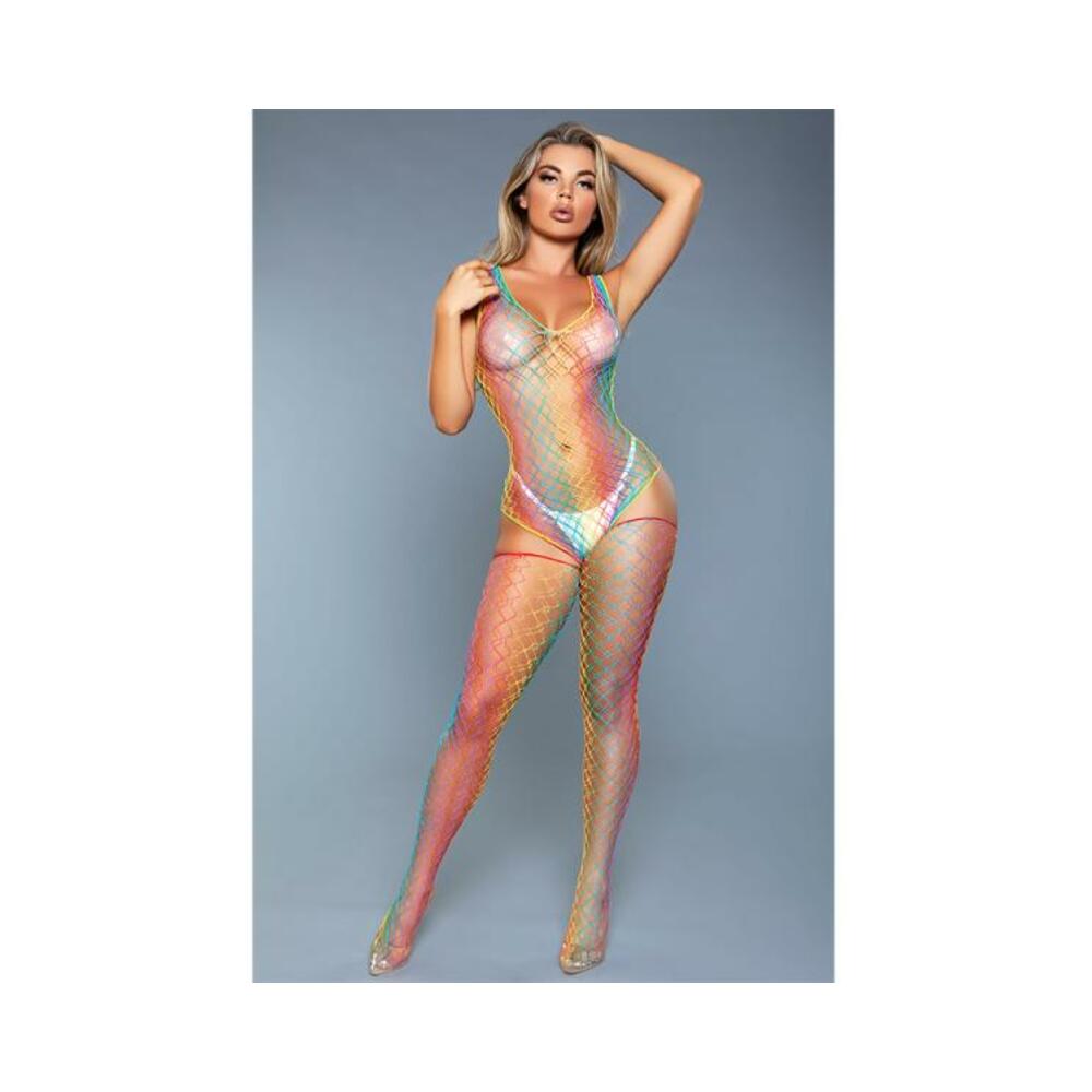 Sweet Revenge Bodystocking Rainbow OSQ