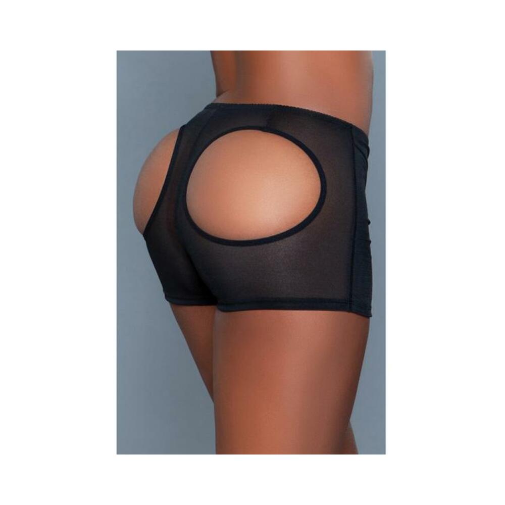 Bewicked Butt Booster Boyshort Black Xl