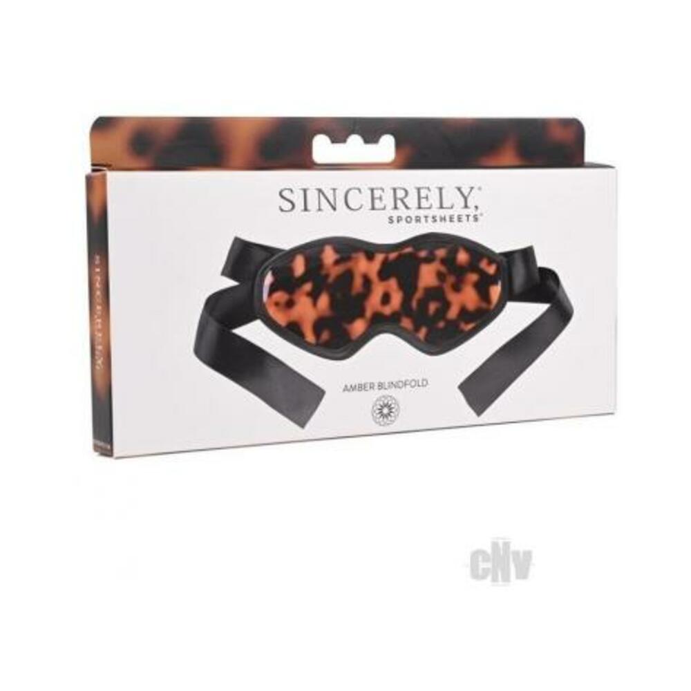 Sincerely Amber Blindfold