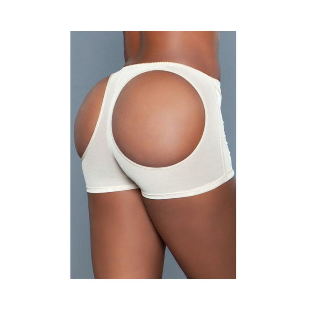 Bewicked Butt Booster Boyshort Nude M