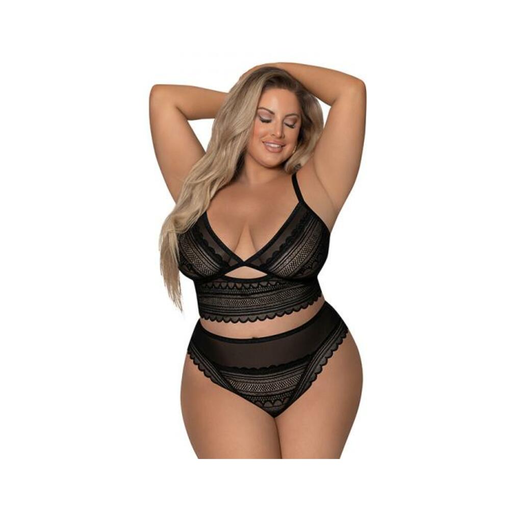 Magic Silk Modern Romance Braltt &amp; Hipster Black Queen Size