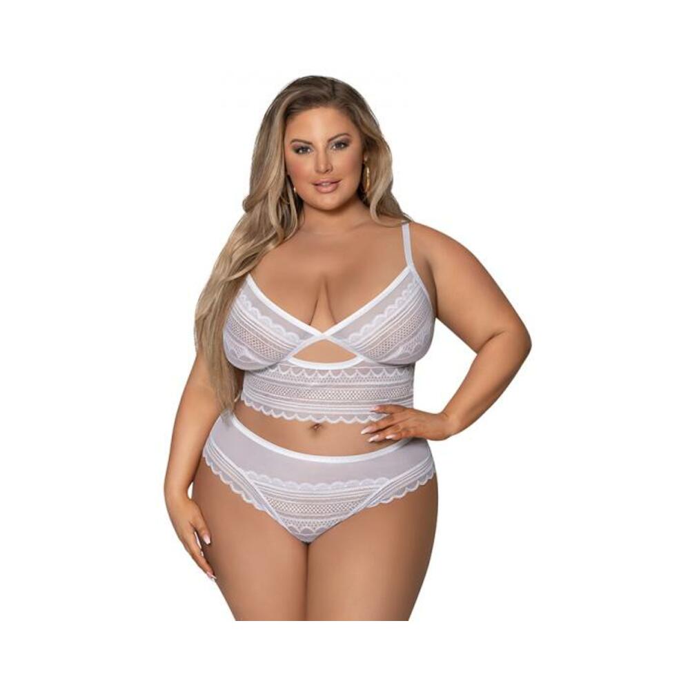 Magic Silk Modern Romance Braltt &amp; Hipster White Queen Size