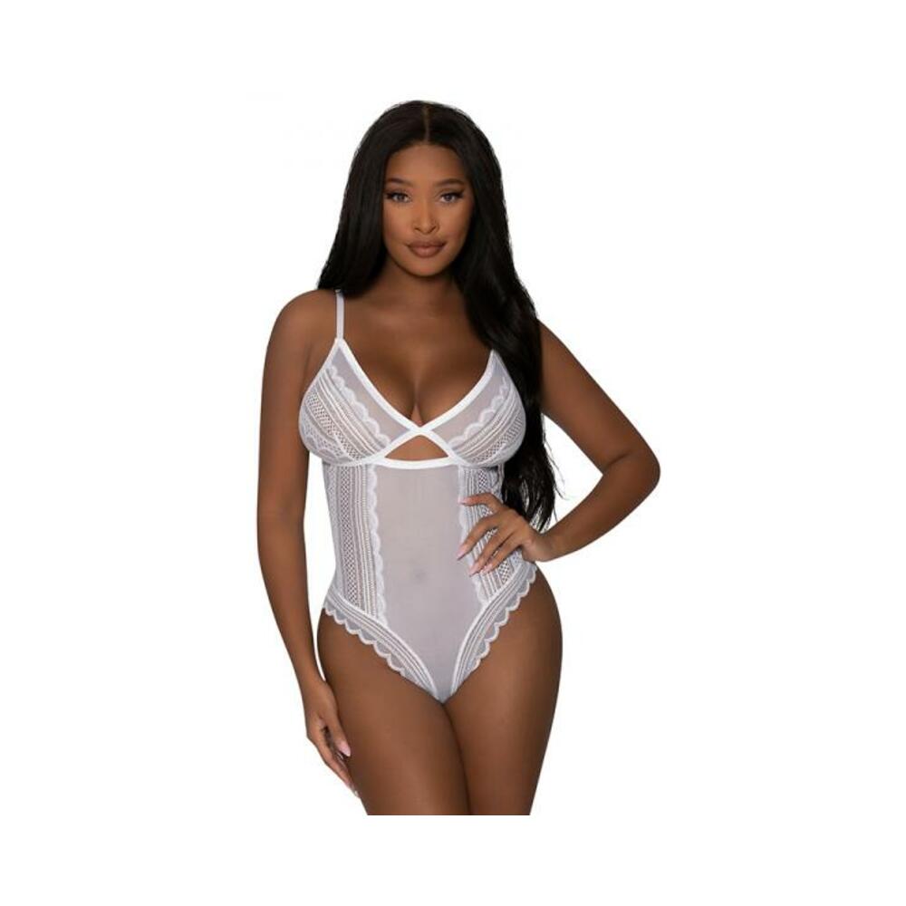 Magic Silk Modern Romance Cheeky Teddy White S/m