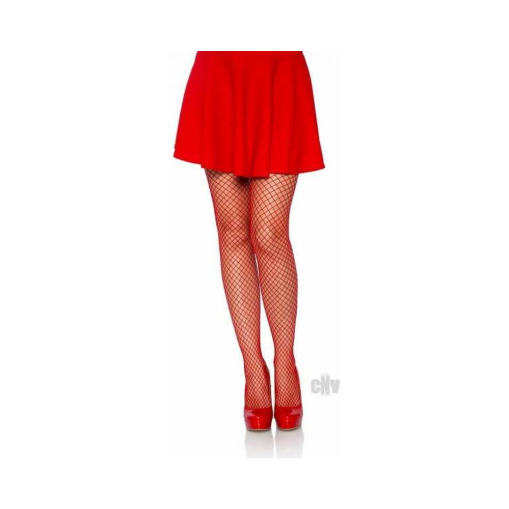 Spandex Industrial Net Tights Os Red