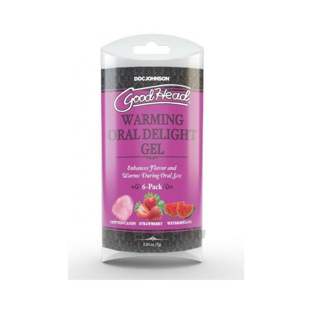 Goodhead Warming Oral Delight Gel Multi-flavor 6-pack 0.24 Oz.