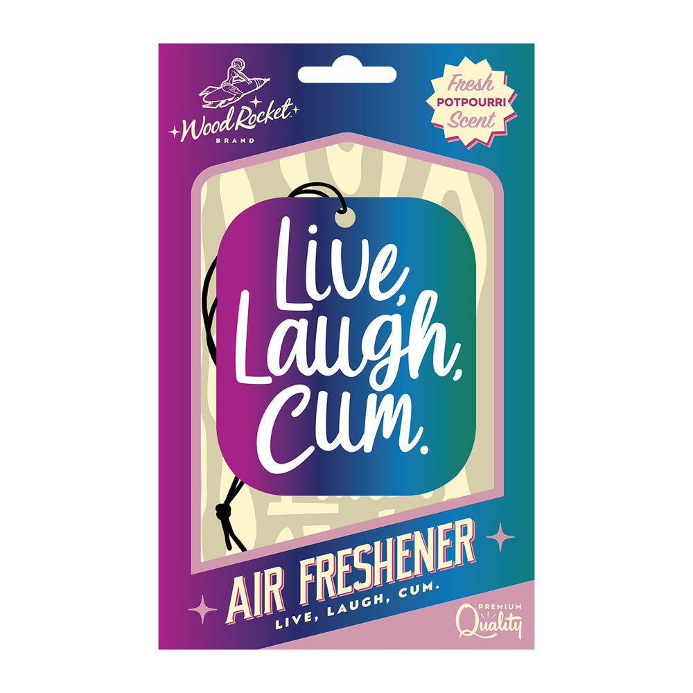 Live Laugh intimate wellness Air Freshener