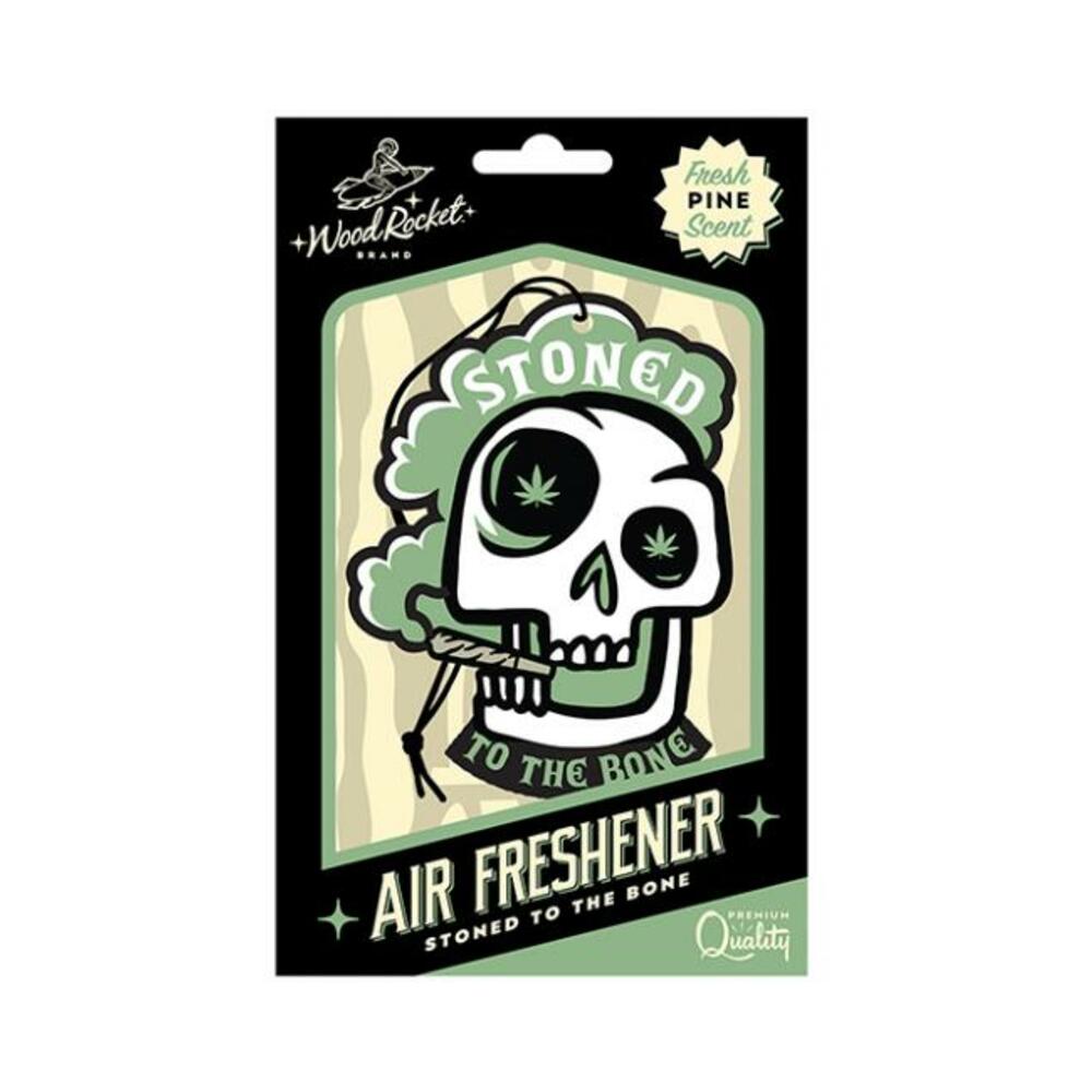 =wood Rocket Stoned To The Bone Air Freshener - Pine
