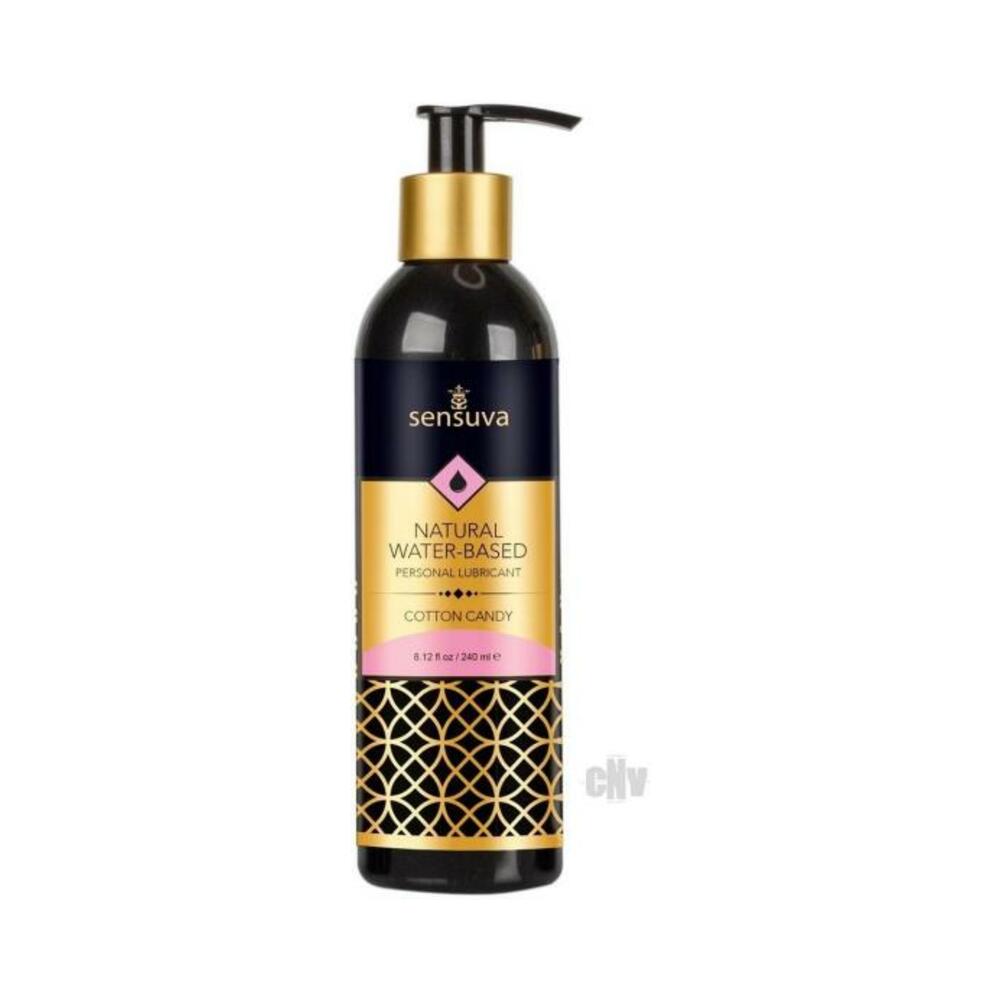 Natural Water Base Lube Cotton Candy 8oz