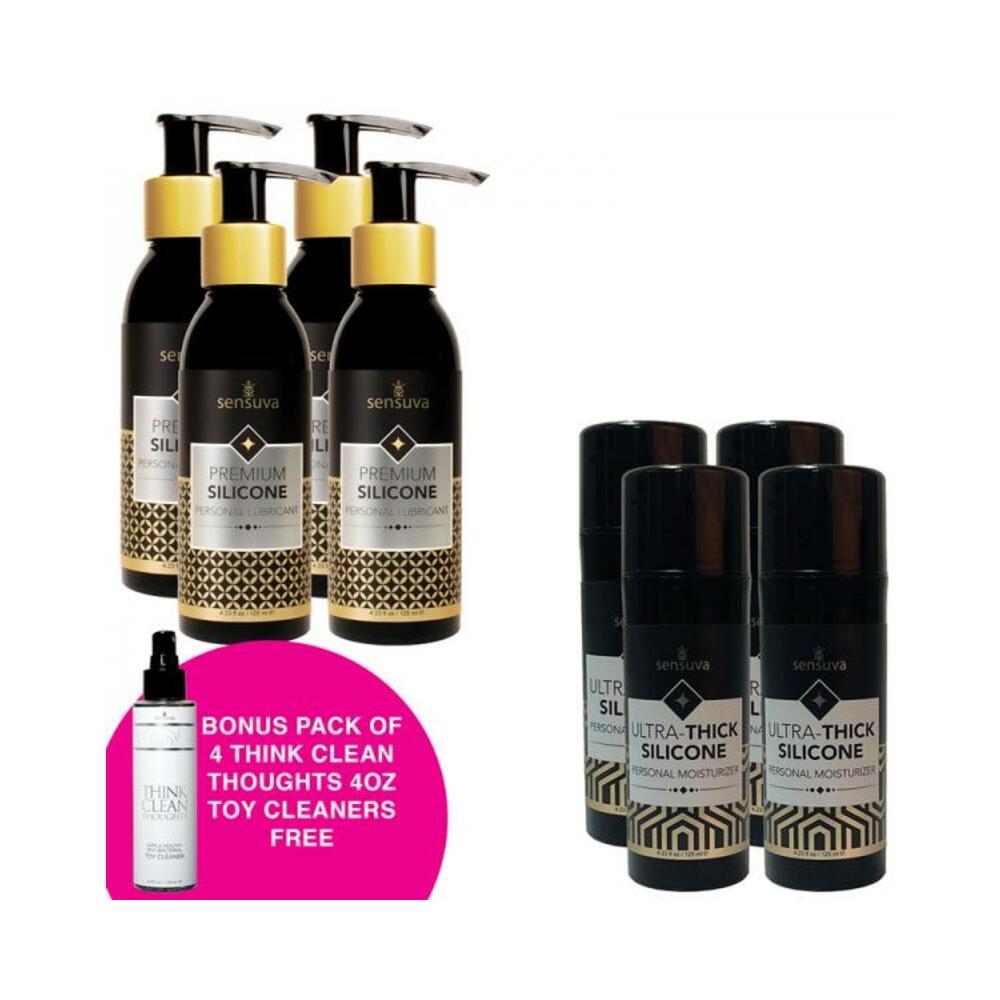 Pack Of 4 Premium Silicone Lubricant 4.2 Oz./pack Of 4 Ultra-thick Silicone Lubricant 4.2 Oz. +free