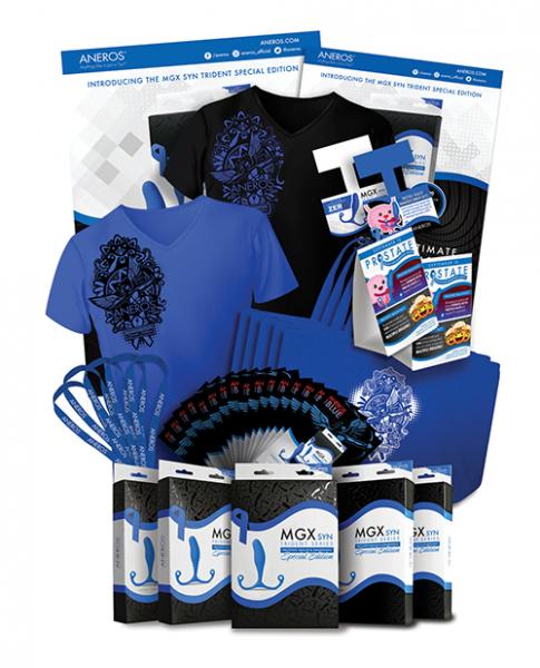 Aneros Blue Mgx Syn Trident Kit (net)