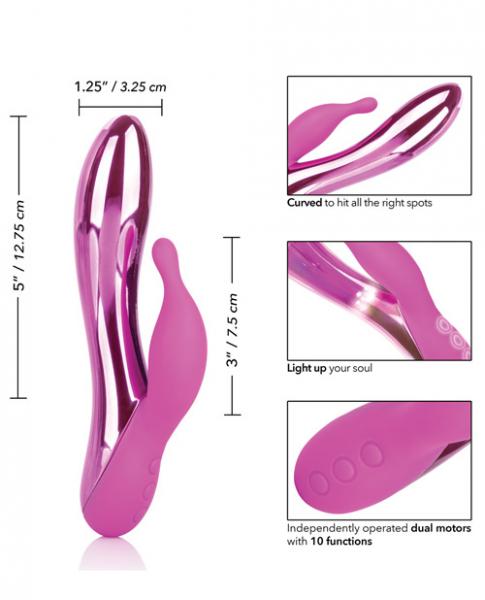 Dazzled Radiance Rabbit Style Vibrator Pink