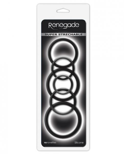 Renegade Build A Cage Rings Black Set Of 6