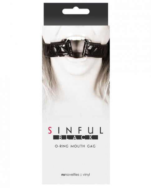 Sinful O Ring Mouth Gag Black