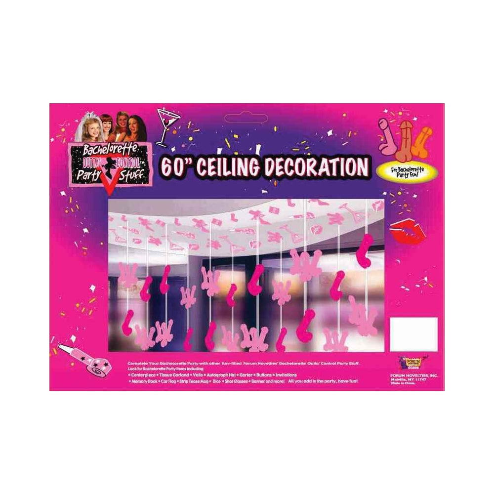Bachelorette Penis Ceiling Decoration