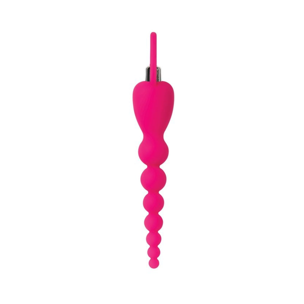 Booty Bliss Vibrating Anal Beads Pink