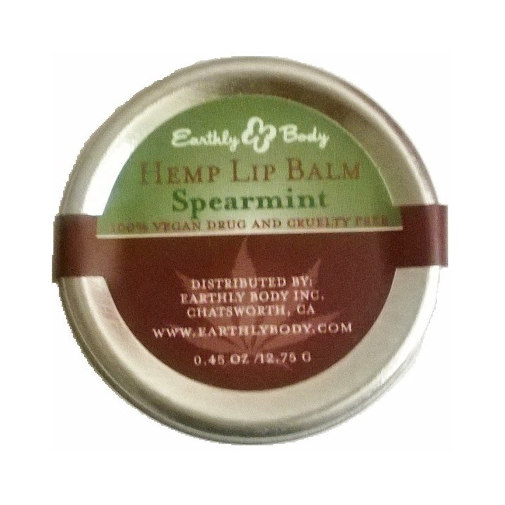 Earthly Body Hemp Lip Pot Spearmint