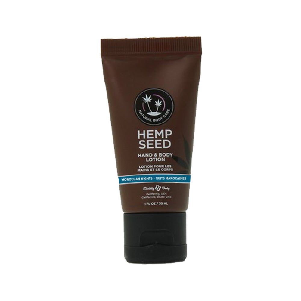 Earthly Body Hand & Body Velvet Lotion Moroccan Nights 1oz Tube
