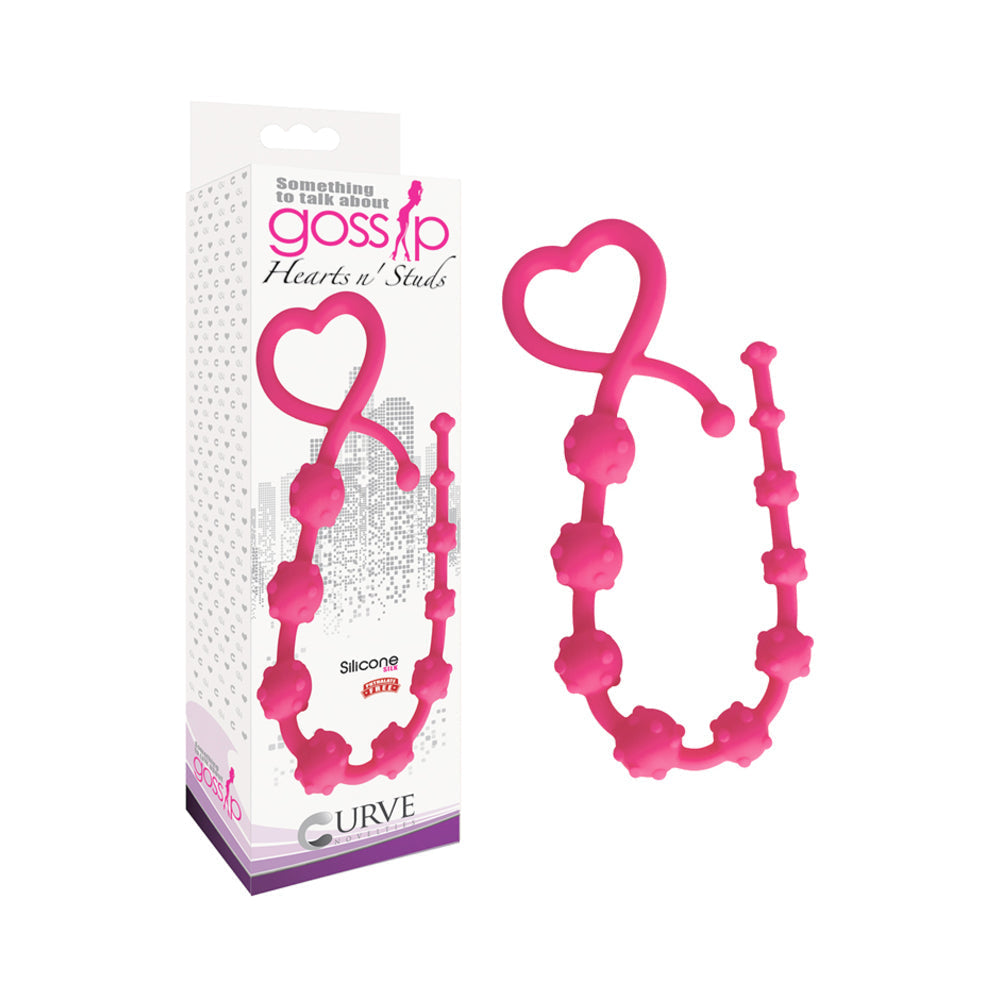 Gossip Hearts N Studs Anal Beads