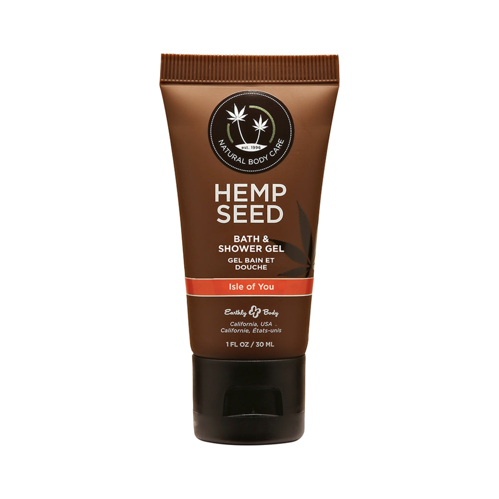 Earthly Body Hemp Seed Shower Gel Isle Of You 1oz