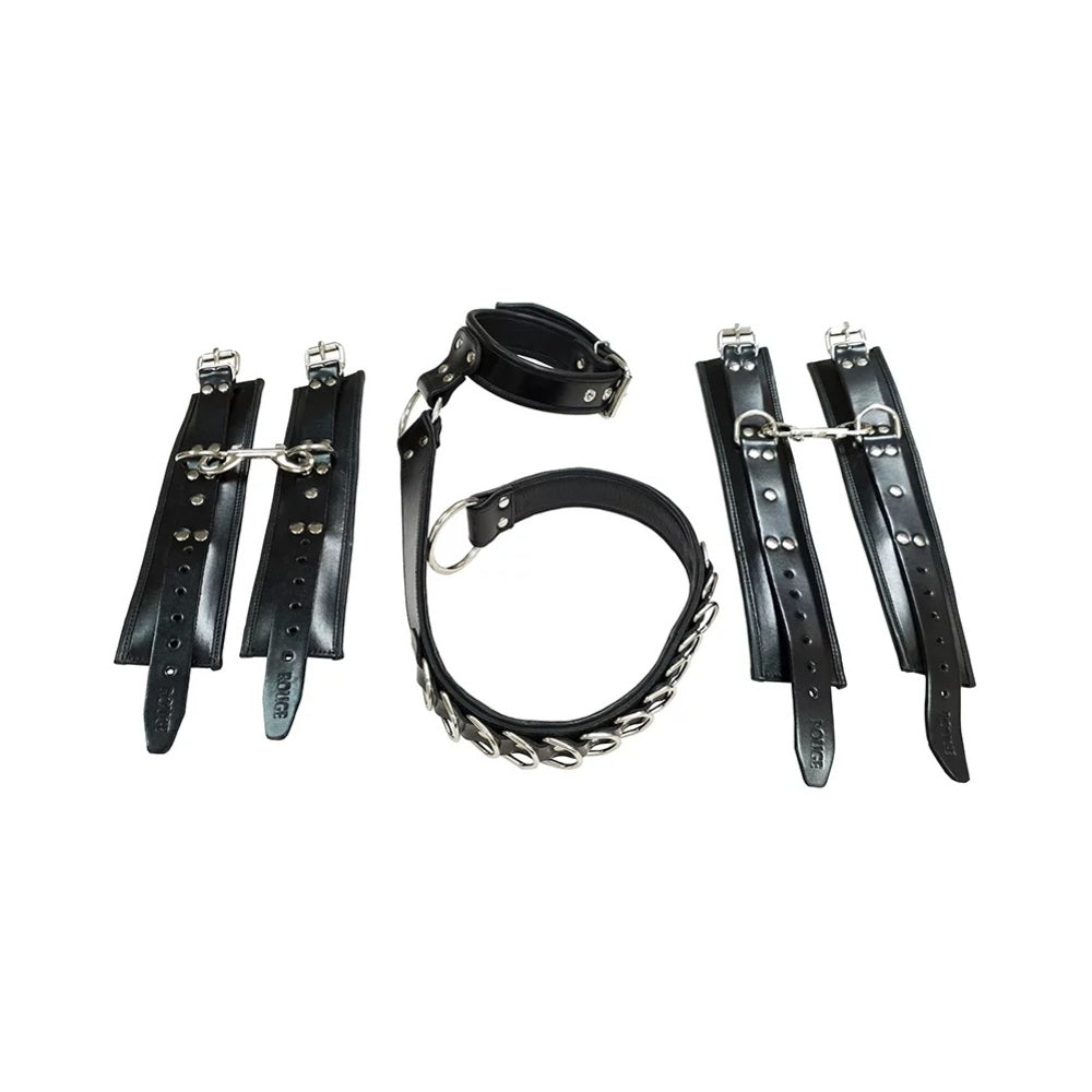Rouge D Ring Hogtie Black/red