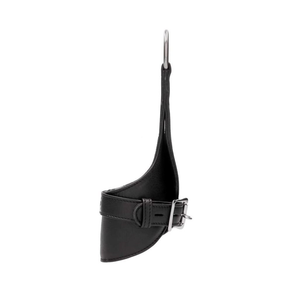 Ouch! Pain - Calf Leather Suspension Wrist Bondage Handcuffs