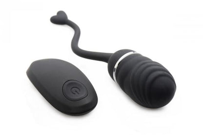 O-Bomb Rechargeable Remote Control Egg Vibrator Black