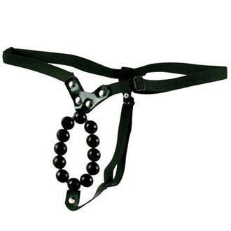 Lover's Thong w/Stroker Beads