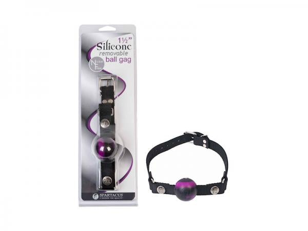Spartacus Nickel Free Hardware Small Ball Gag Black O/S