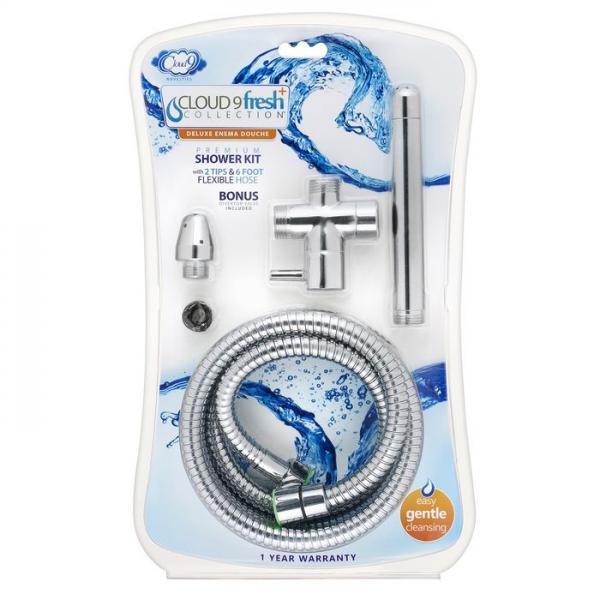 Cloud 9 Fresh  Premium Shower Enema Kit W/ Diverter & Tips