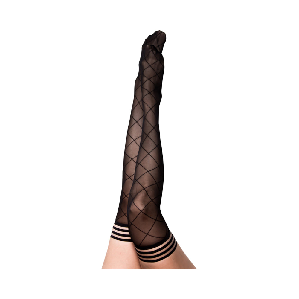 Kixies Anna Black large diamond Size B